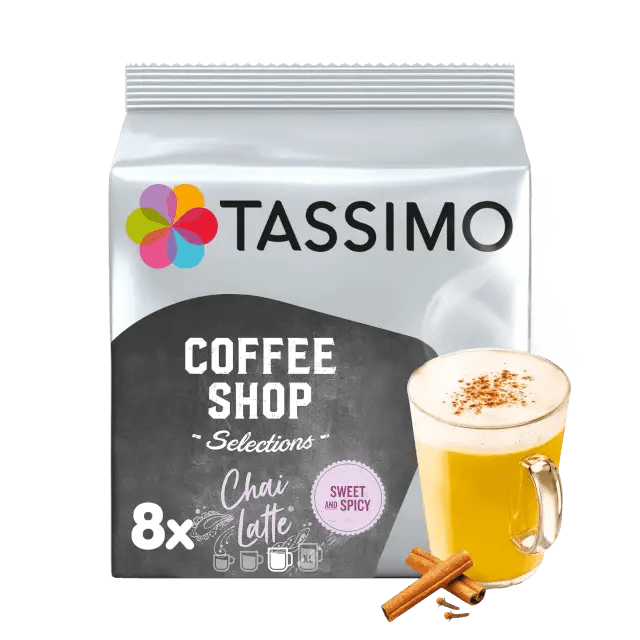 Tassimo Coffee Shop Selections Chai Latte 8pods Cut Price Barry's