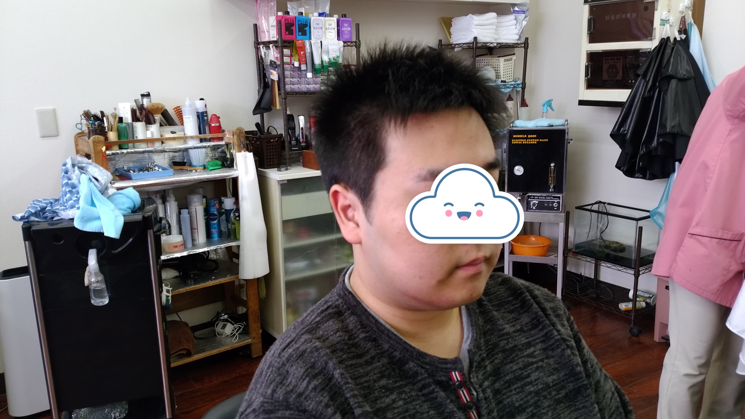綾瀬駅メンズサロン・高校生カット