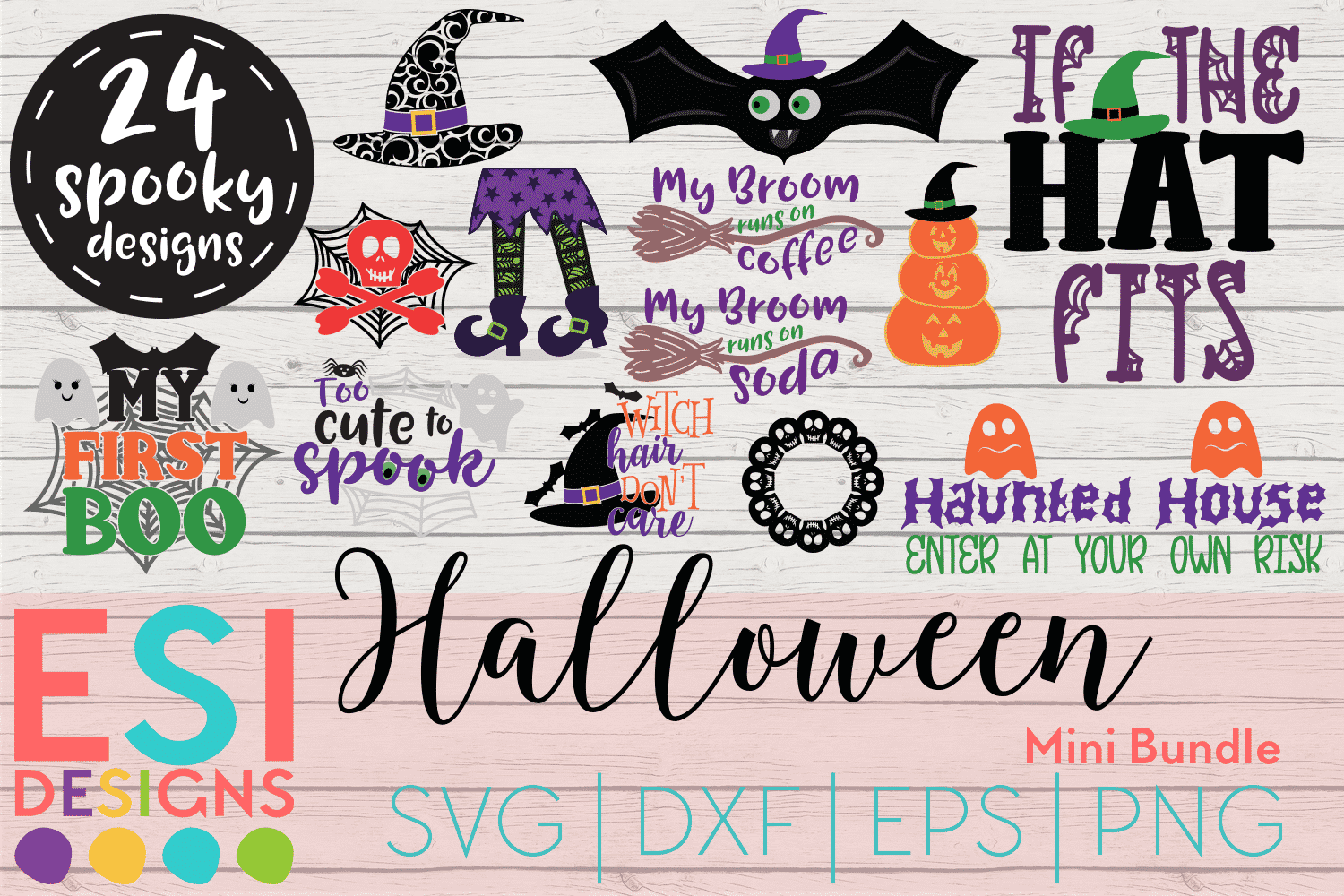 Halloween Designs SVG Mini Bundle Commercial License Cut That Design