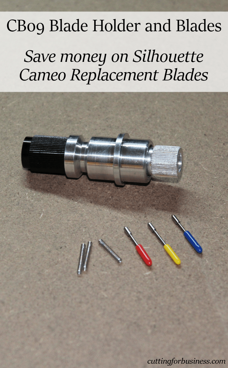 CB09 Blade Holder and Blades in Your Silhouette Cameo Cutting for
