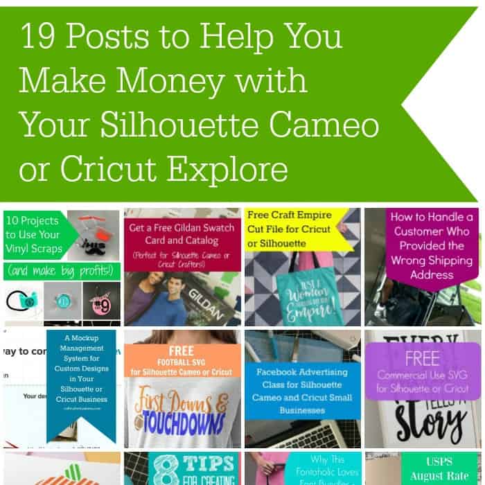 19 Posts to Help You Run a Business with Your Silhouette or Cricut