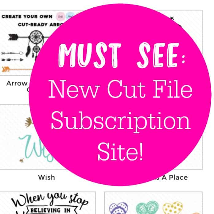 New (Cheap!) Subscription Service for Silhouette Cameo and Cricut Cut