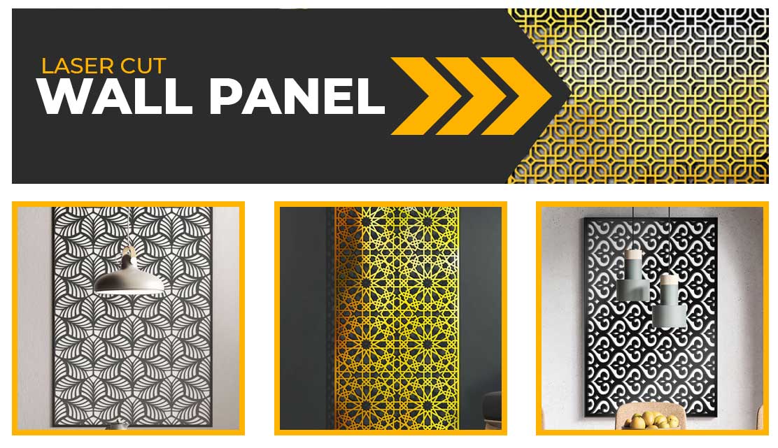 Wall Panel all metal can convert to Wall Panel with Laser cut.