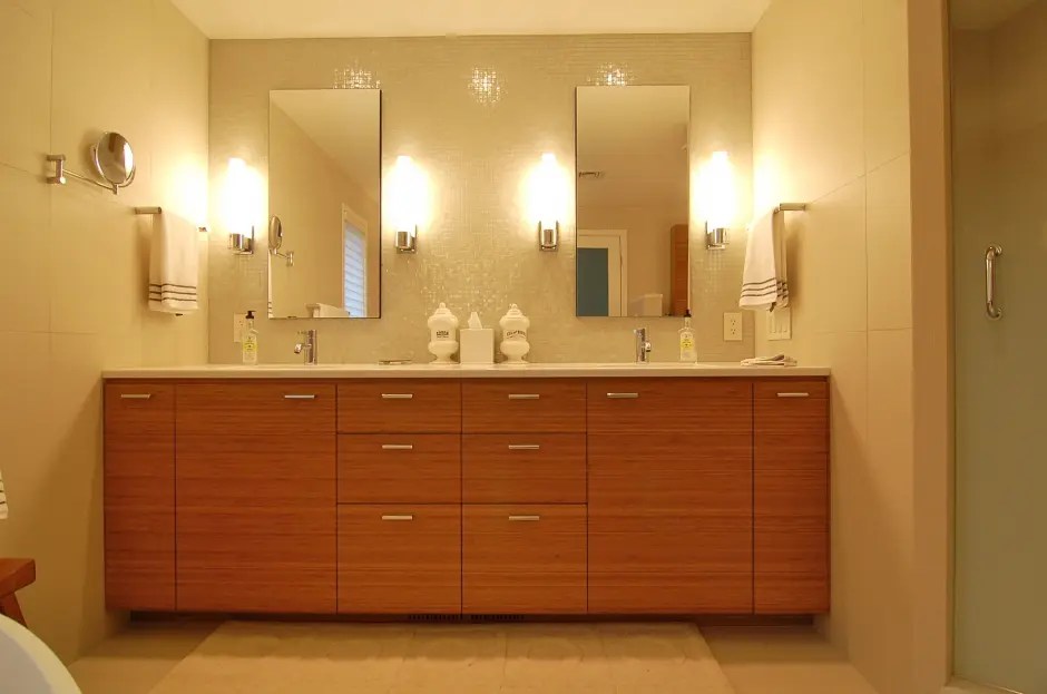 Bathroom Wooden for Vanity / Sink in Boston Custom Wood Designs Inc.