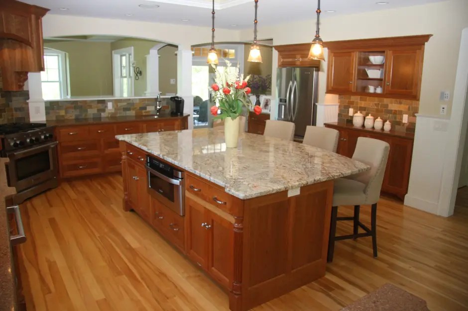 Kitchen Maple, Oak & Cherry Wilbraham MA Custom Wood