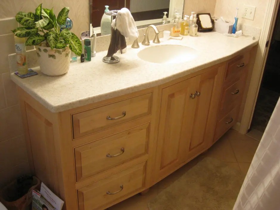 Bathroom Wooden for Vanity / Sink in Boston Custom Wood