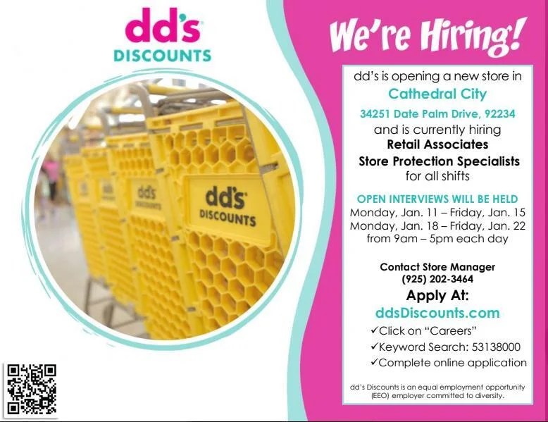 dd’s Discounts Community Opportunities Coachella Valley Adult School