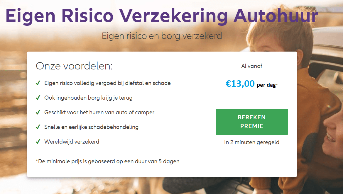 Eigenrisico CVD Camper Verhuur Driel