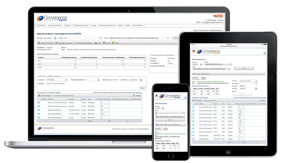 Convergence Solutions LLC Customer Choice/Natural Gas Transportation Services Electronic