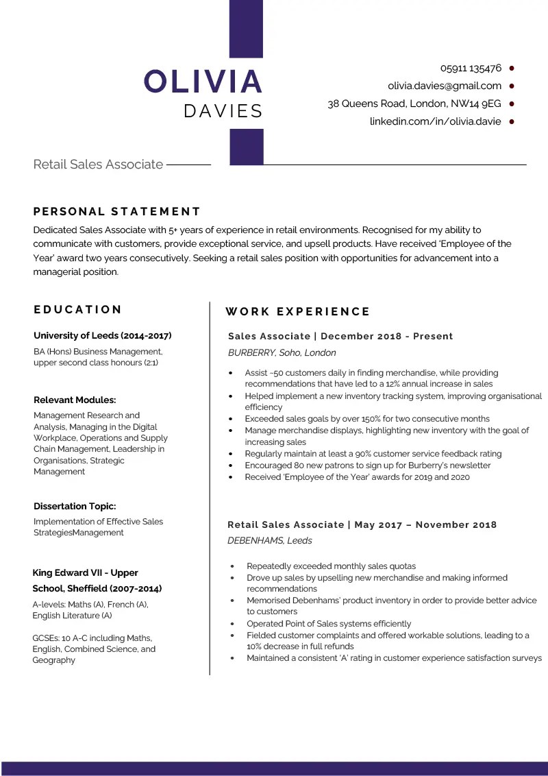 32+ Professional CV Templates Free to Download CV Genius