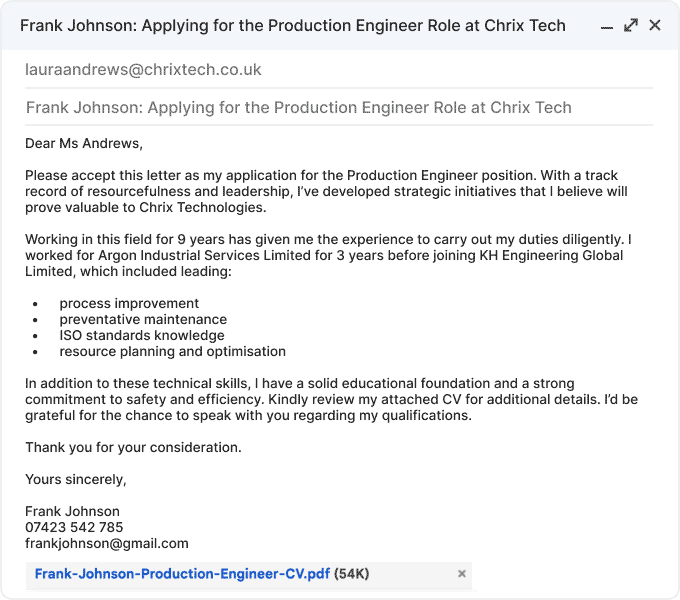 How to Write an Email Cover Letter Examples & Advice