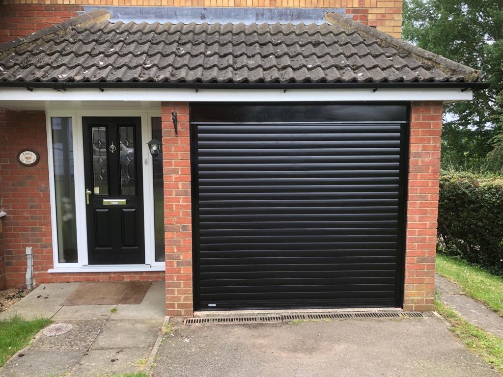 Electric roller garage door installed in Downham Market Electric roller garage door installed in Downham Market