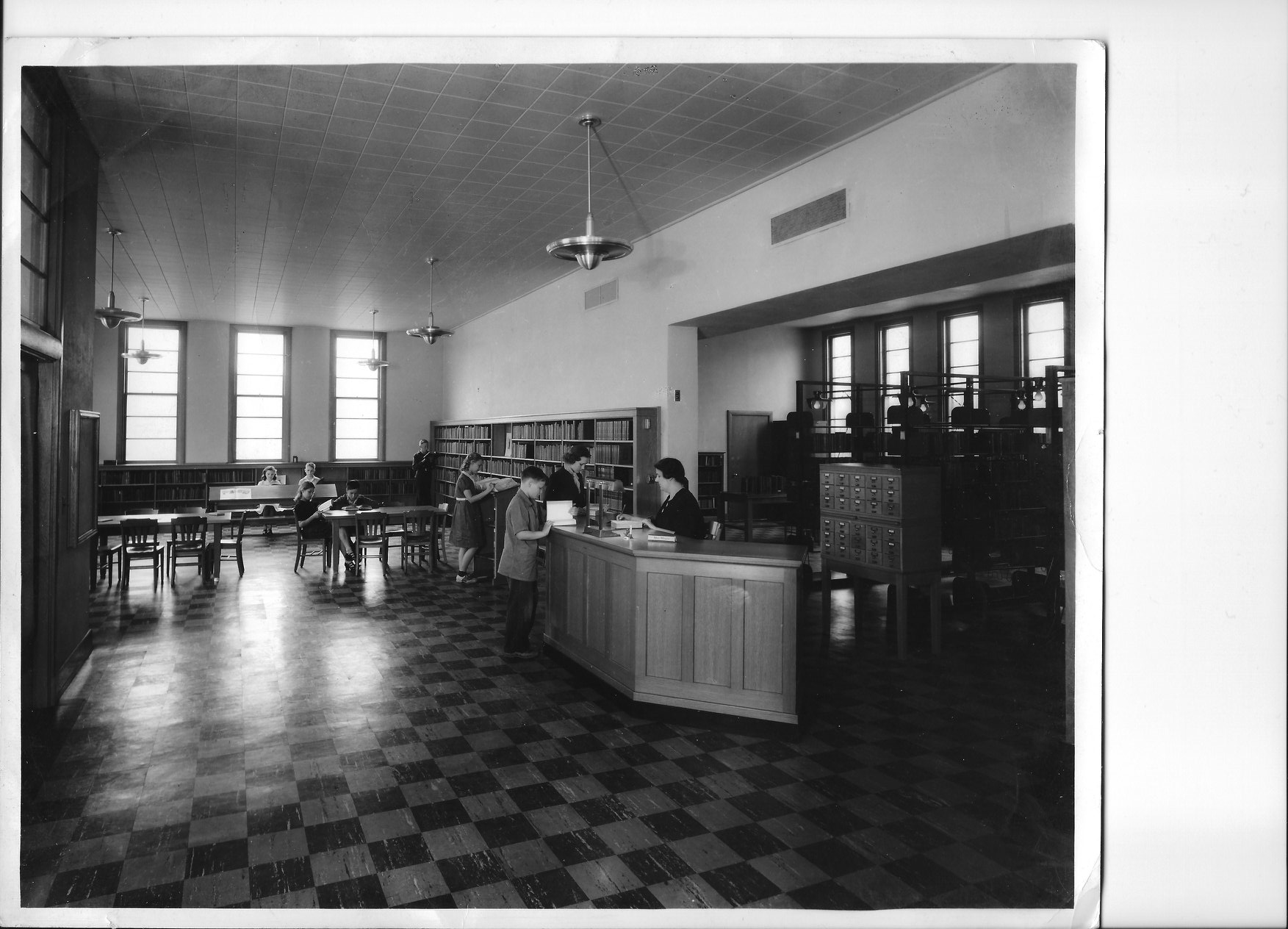 Old Library Interior Caruthersville Public Library