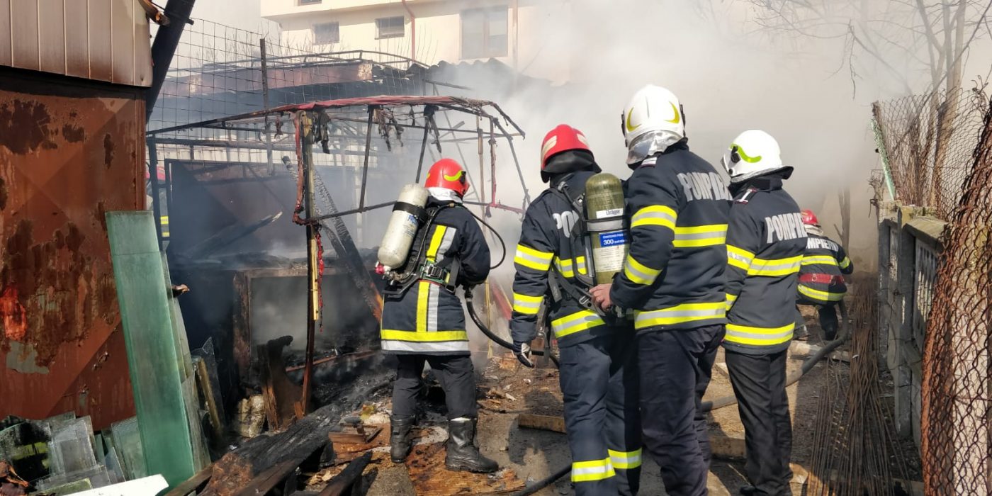 Incendiu lângă Piaţa Centrală din Craiova Cuvântul Libertăţii