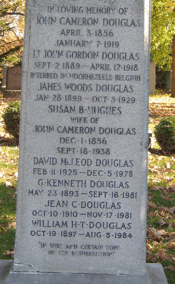 John Gordon Douglas The Canadian Virtual War Memorial Veterans