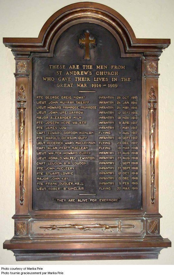 Roderick Ward MacLennan The Canadian Virtual War Memorial Veterans