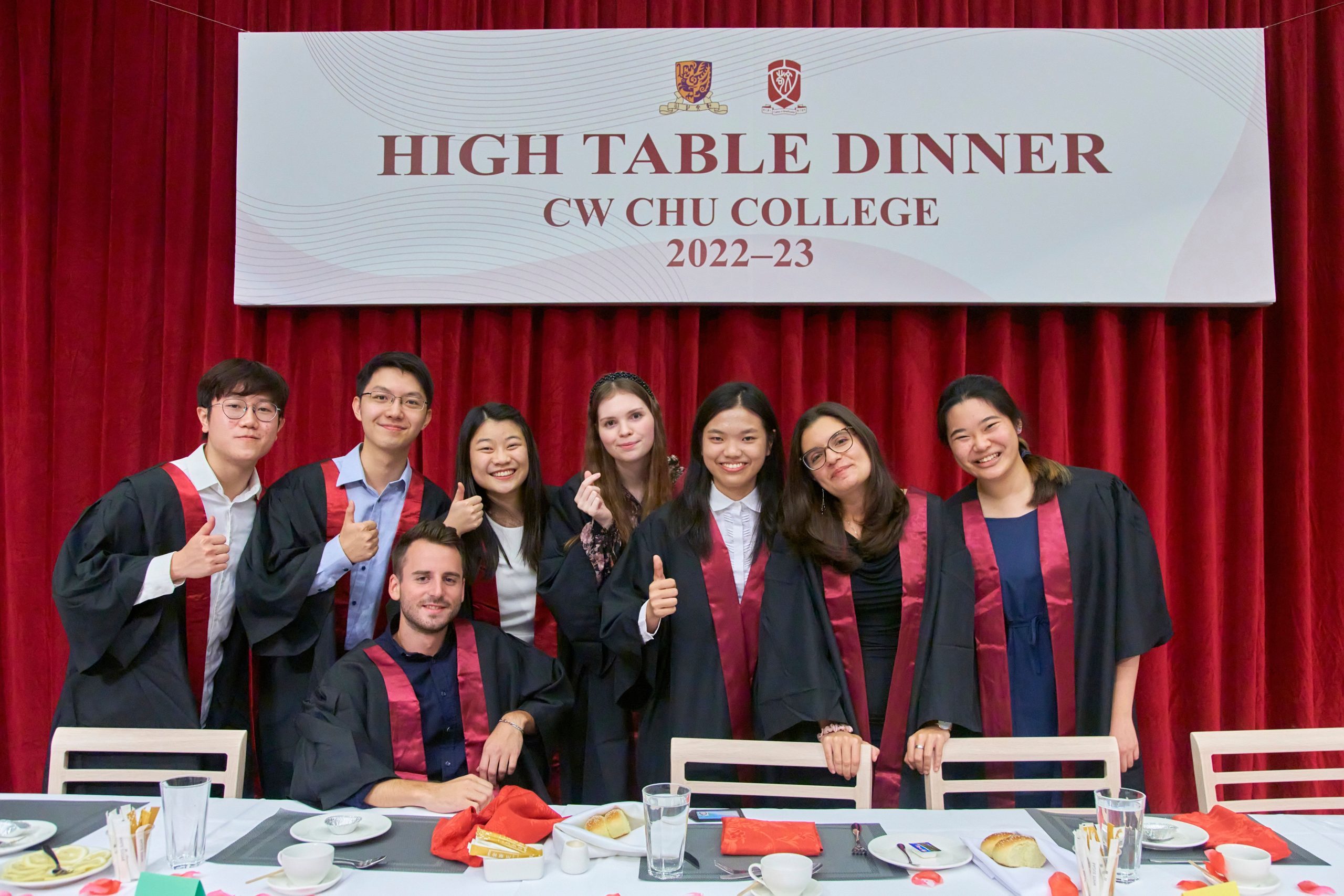 High Table Dinners CW Chu College, The Chinese University of Hong Kong.