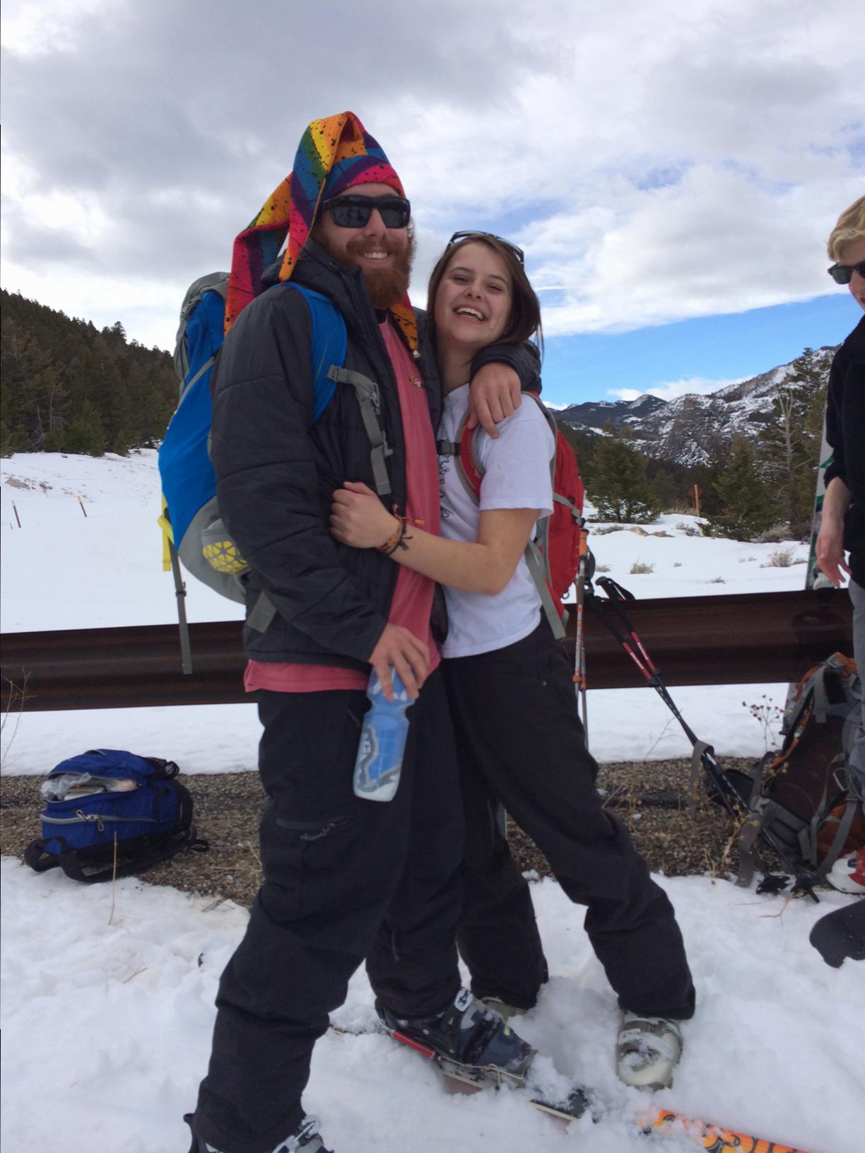 Backcountry ski class day 1 CWC Outdoor Ed