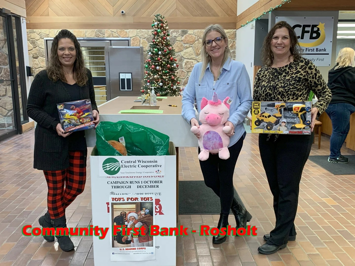 TOYS FOR TOTS Central Wisconsin Electric Cooperative
