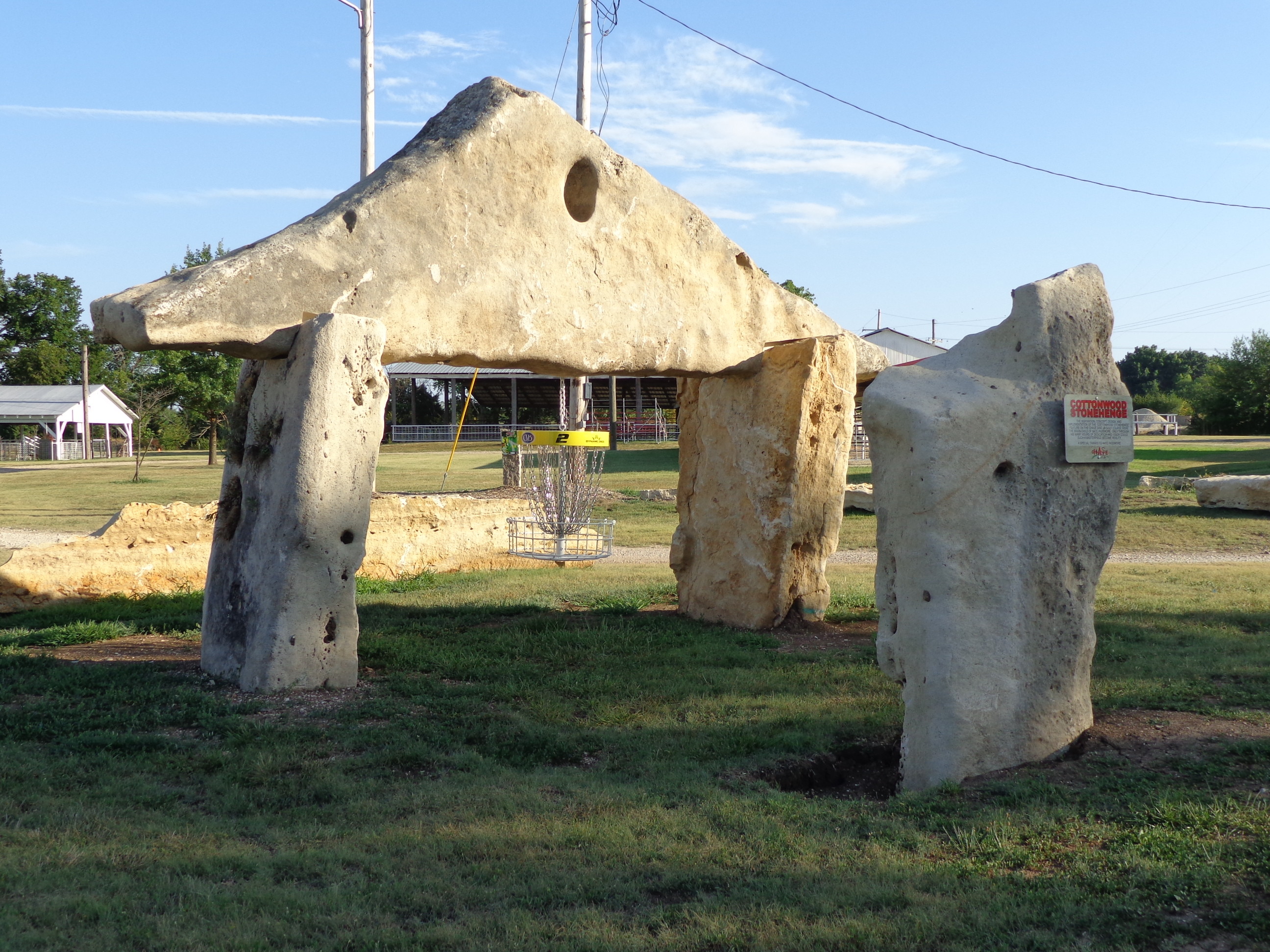 Chase Disc Golf Junior Course City of Cottonwood Falls Kansas
