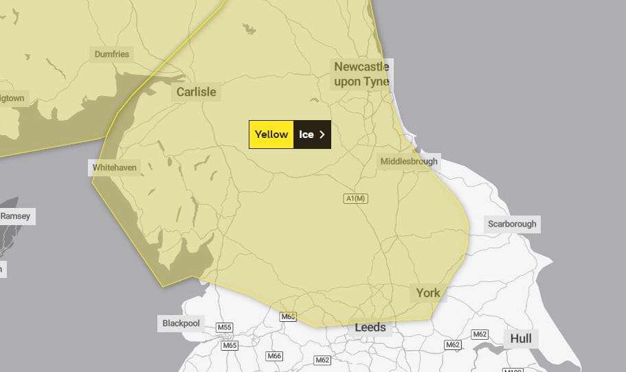 Weather warning for Cumbria issued Cumberland and Westmorland Herald