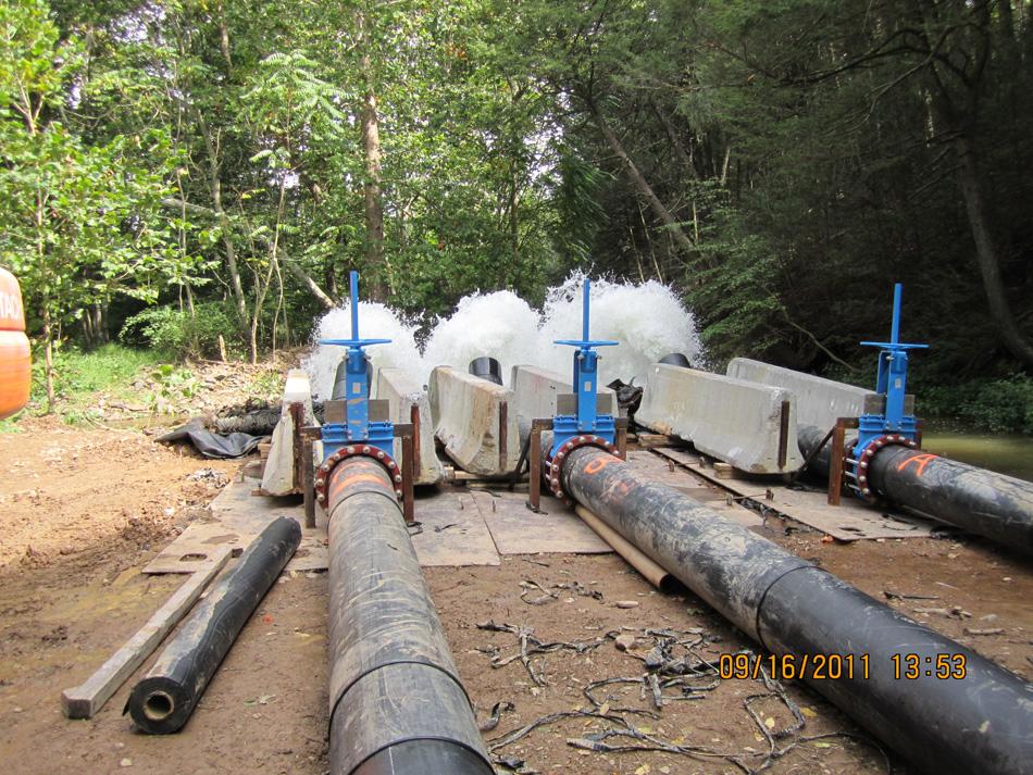 Triple 18inch DeWatering Siphons C. William Hetzer, Inc.