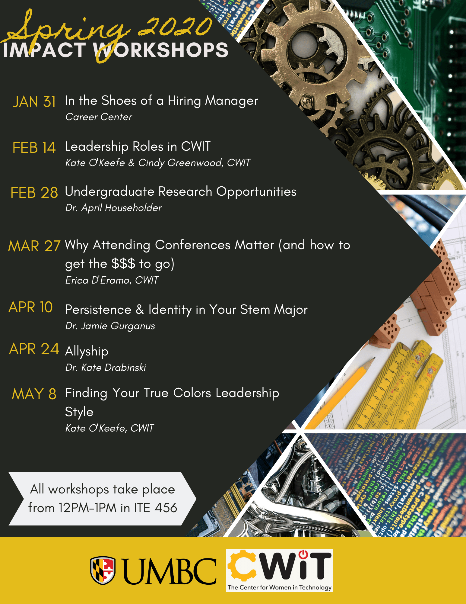 umbc calendar spring 2023 IMPACT Series Center for Women in Technology UMBC