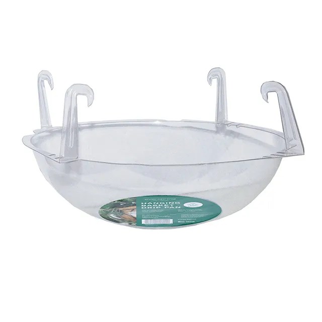 12" 14" Hanging Basket Drip Pan CW Plastics