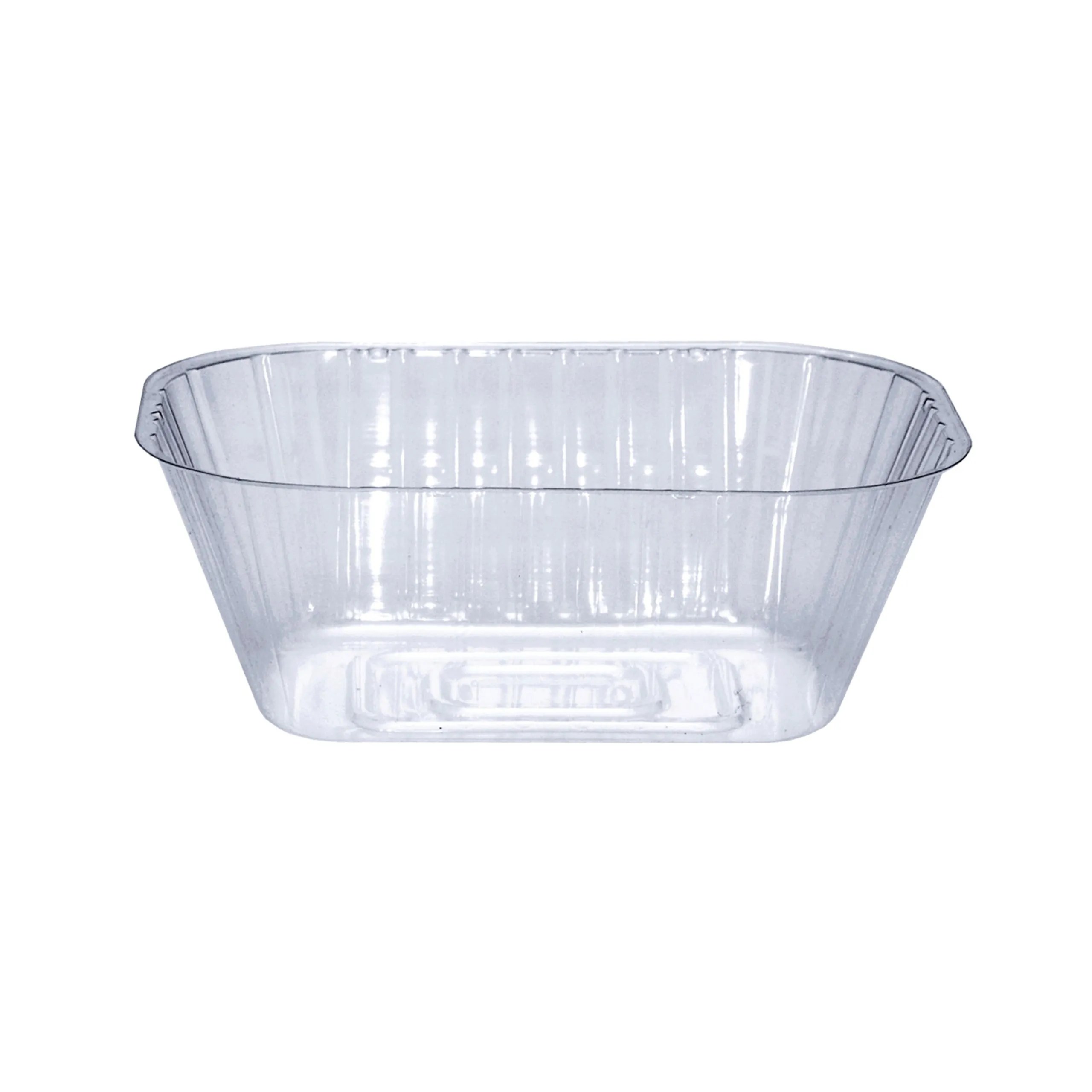 9.25" Clear Vinyl Oval Basket Liner CW Plastics