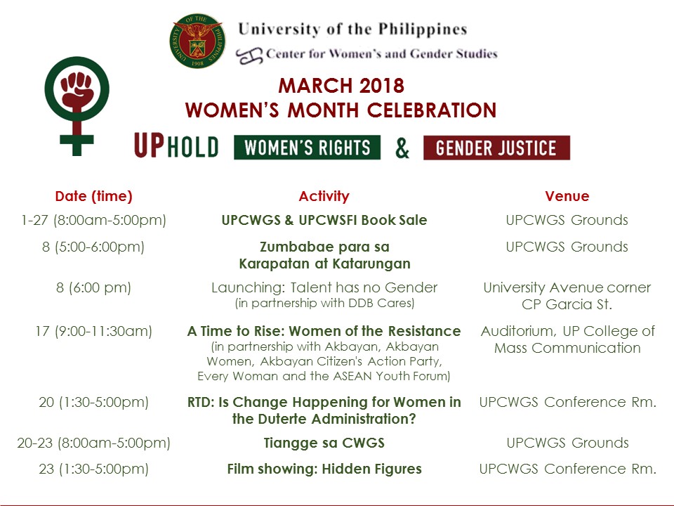 Activities For Women's Month at Debra Quintana blog