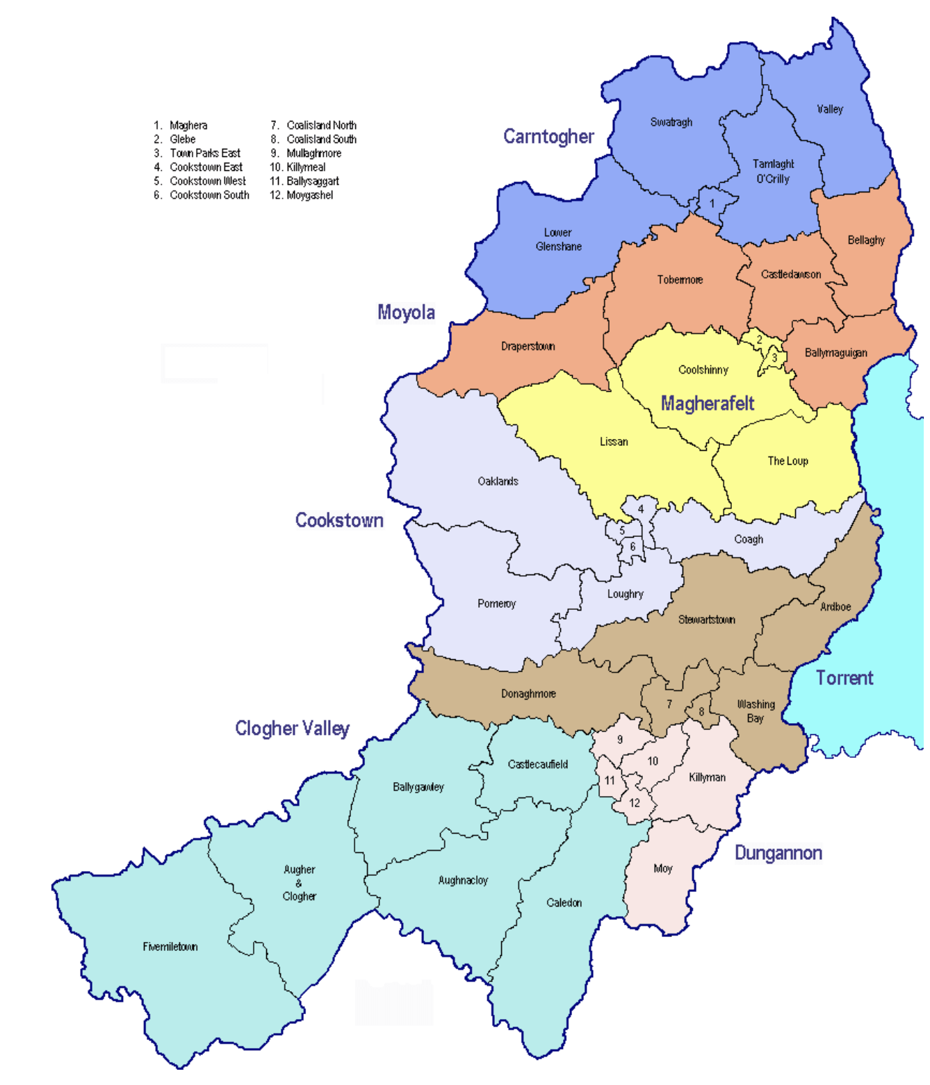 Mid Ulster map CWSAN
