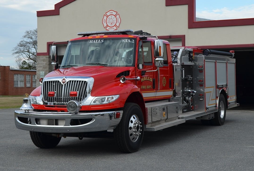 Halls Volunteer Fire Department C.W. Williams Fire Apparatus