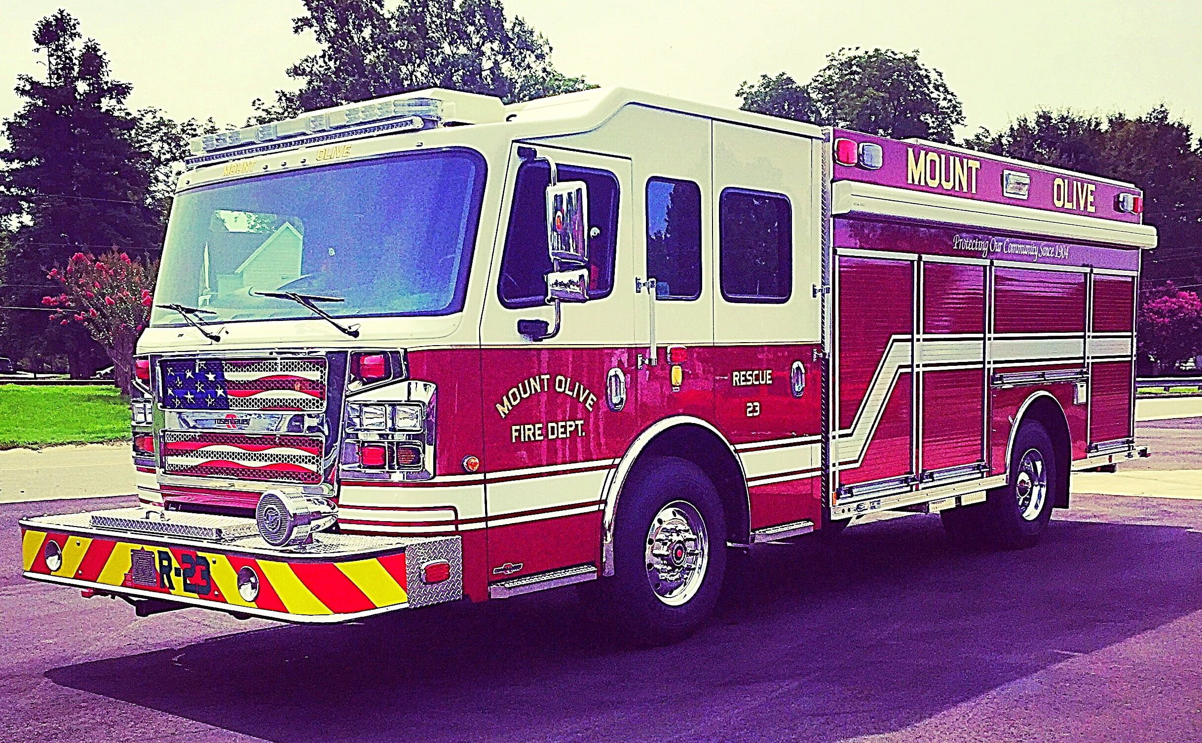Mount Olive Fire Department C.W. Williams Fire Apparatus