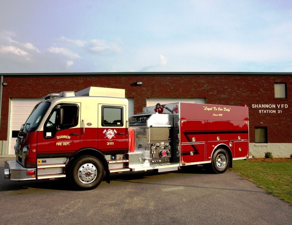 Shannon Volunteer Fire Department C.W. Williams Fire Apparatus