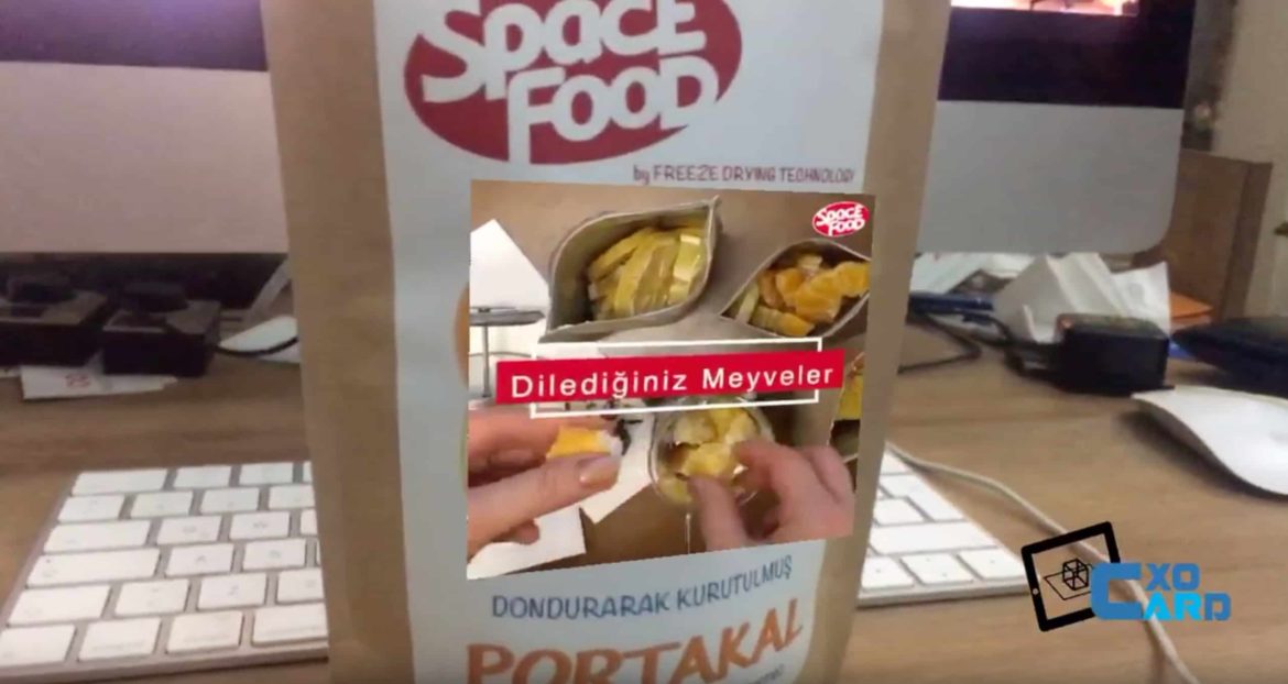 AR for food packaging cxocARd Cloud Based AR Platform