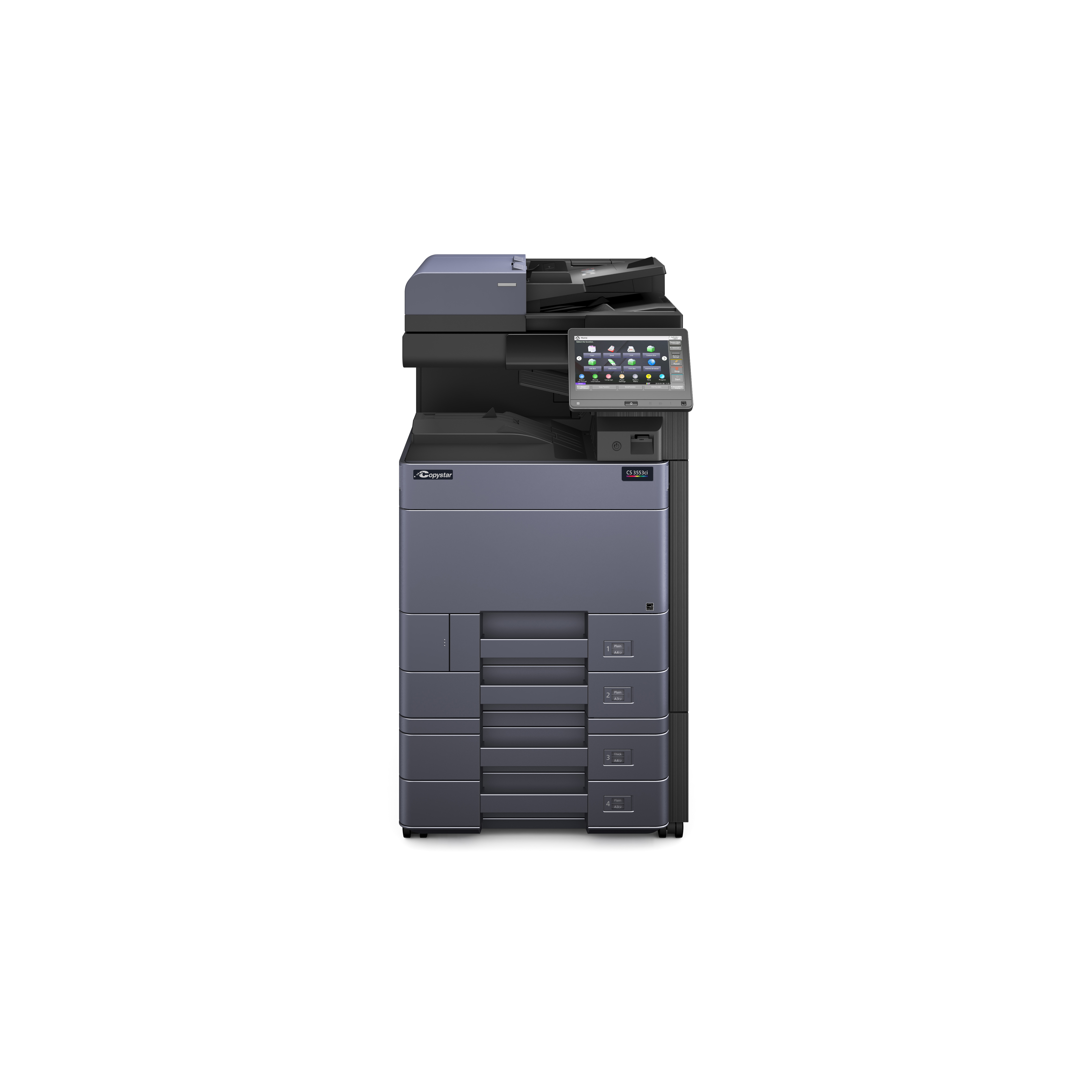 KYOCERA 3554ci Color Multifunction Copier Cyan Sky Copier Technologies