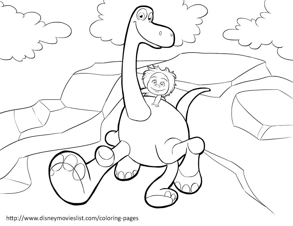 Good Dinosaur Coloring Pages