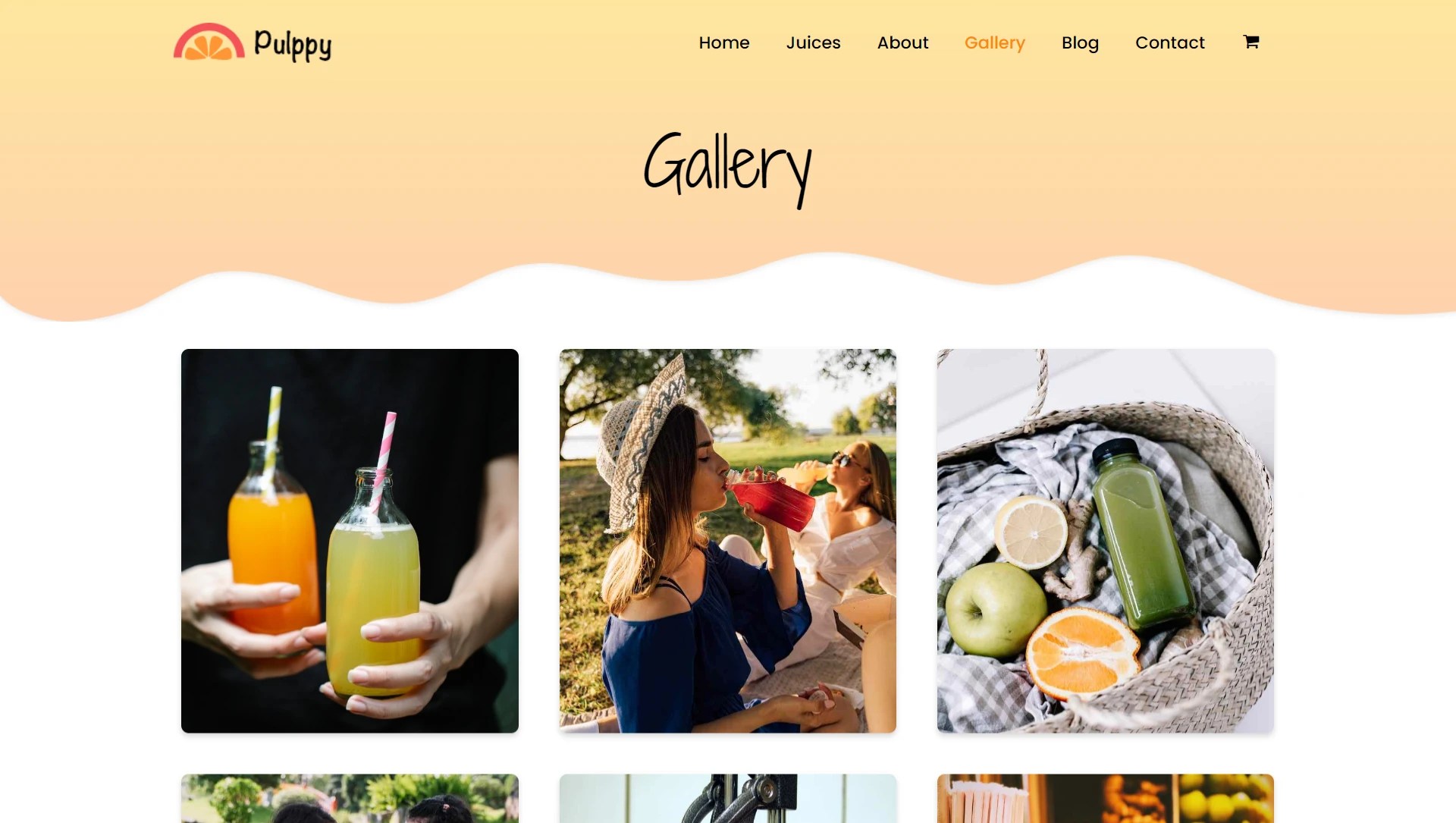 Juice Shop WordPress site Template