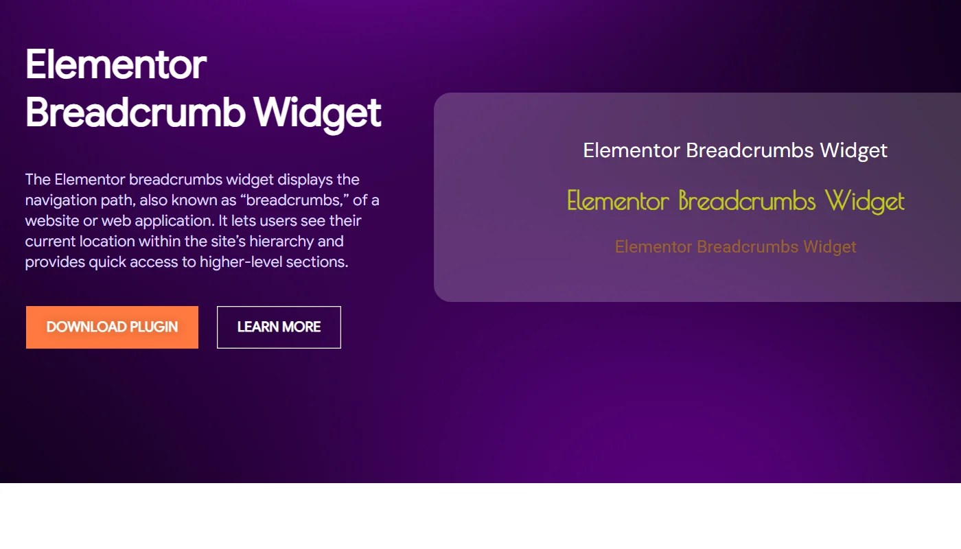 How To Add Breadcrumbs To Elementor site