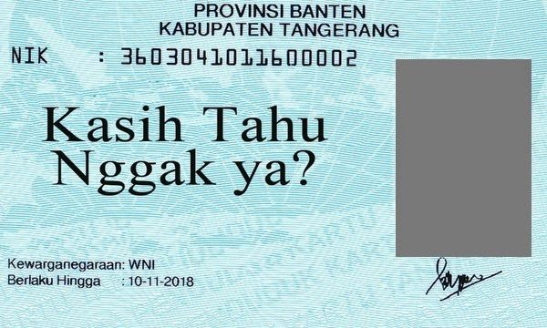Mentahan Ktp Indonesia