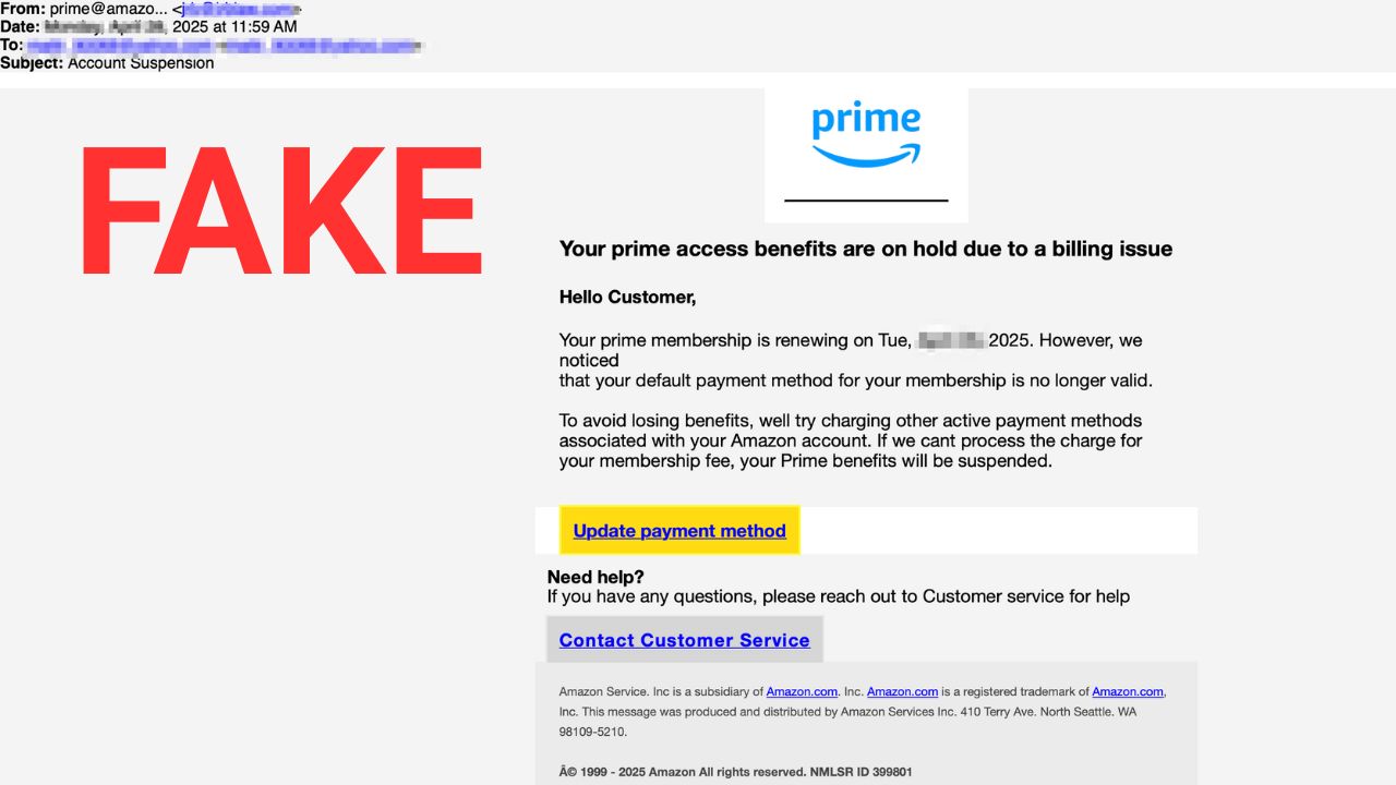 How to detect fake Amazon emails and avoid impersonation scams CyberGuy