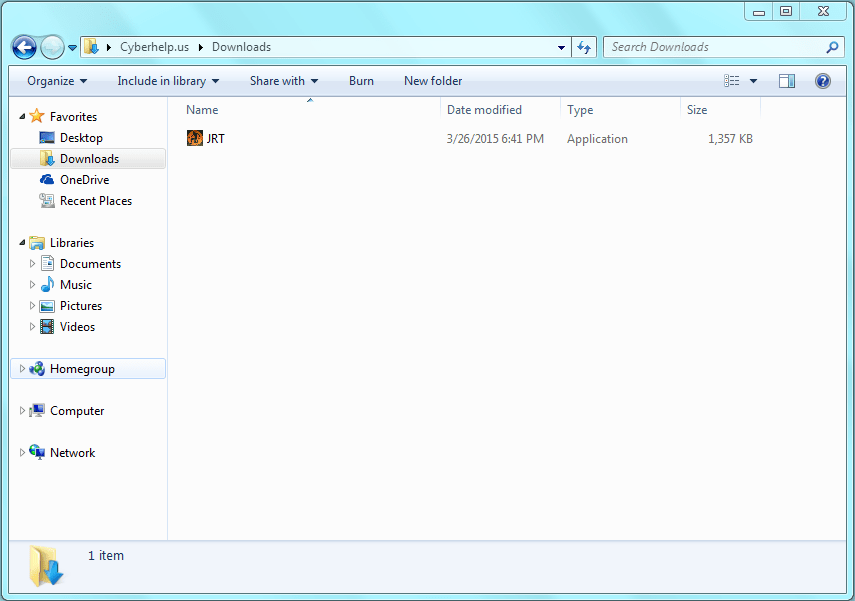 Junkware Removal Tool CyberHelp.us
