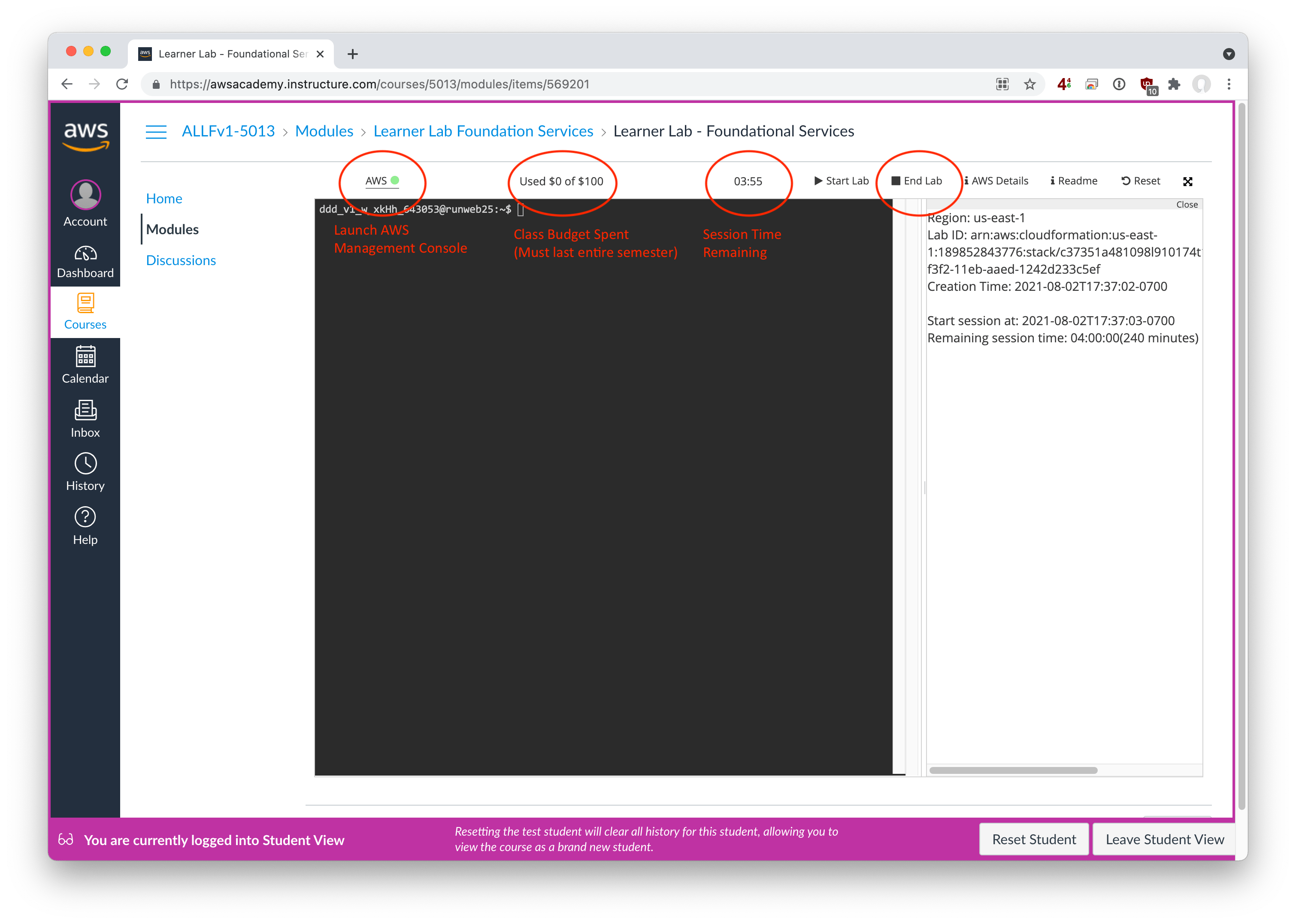 Lab 1 AWS QuickStart Pacific Cybersecurity