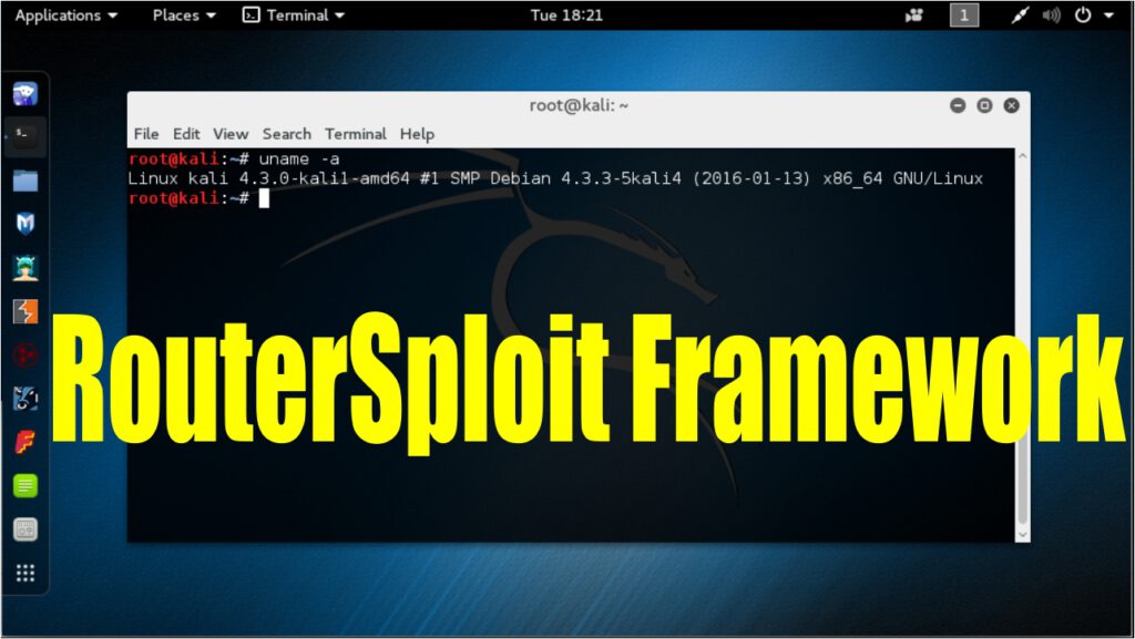 Router and Switches Testing Tools Routersploit Framework