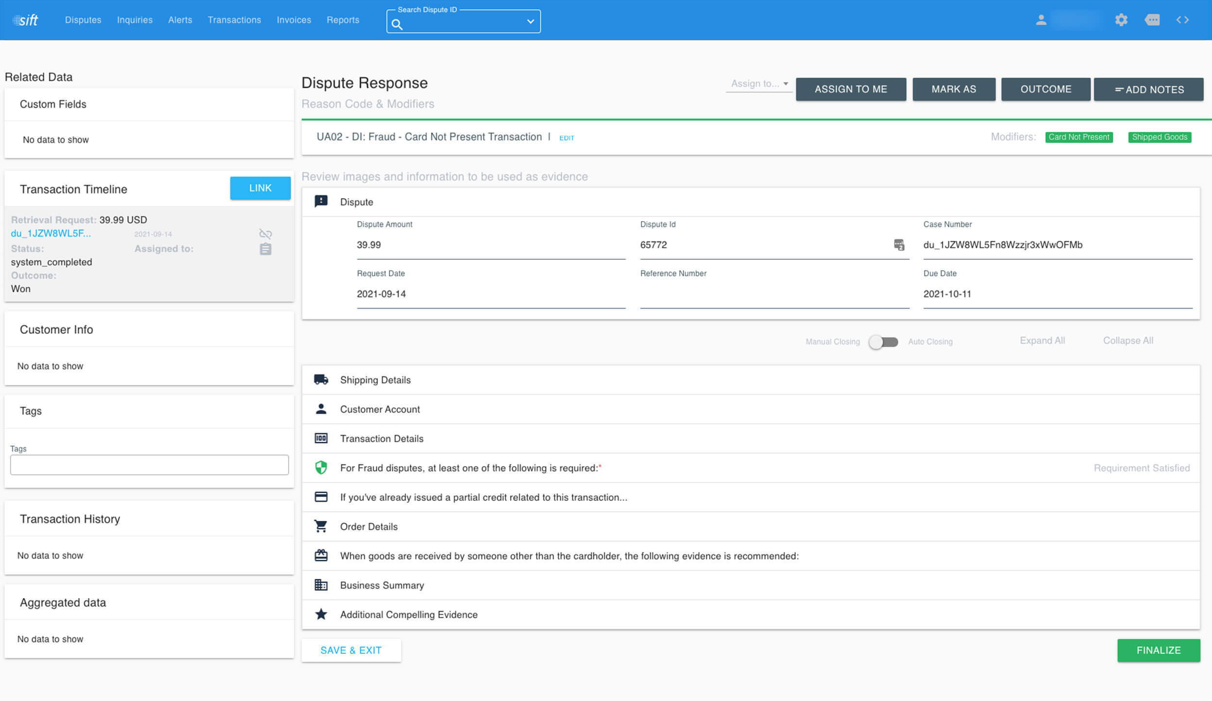 Sift Digital Trust & Safety Suite Cybersecurity Excellence Awards