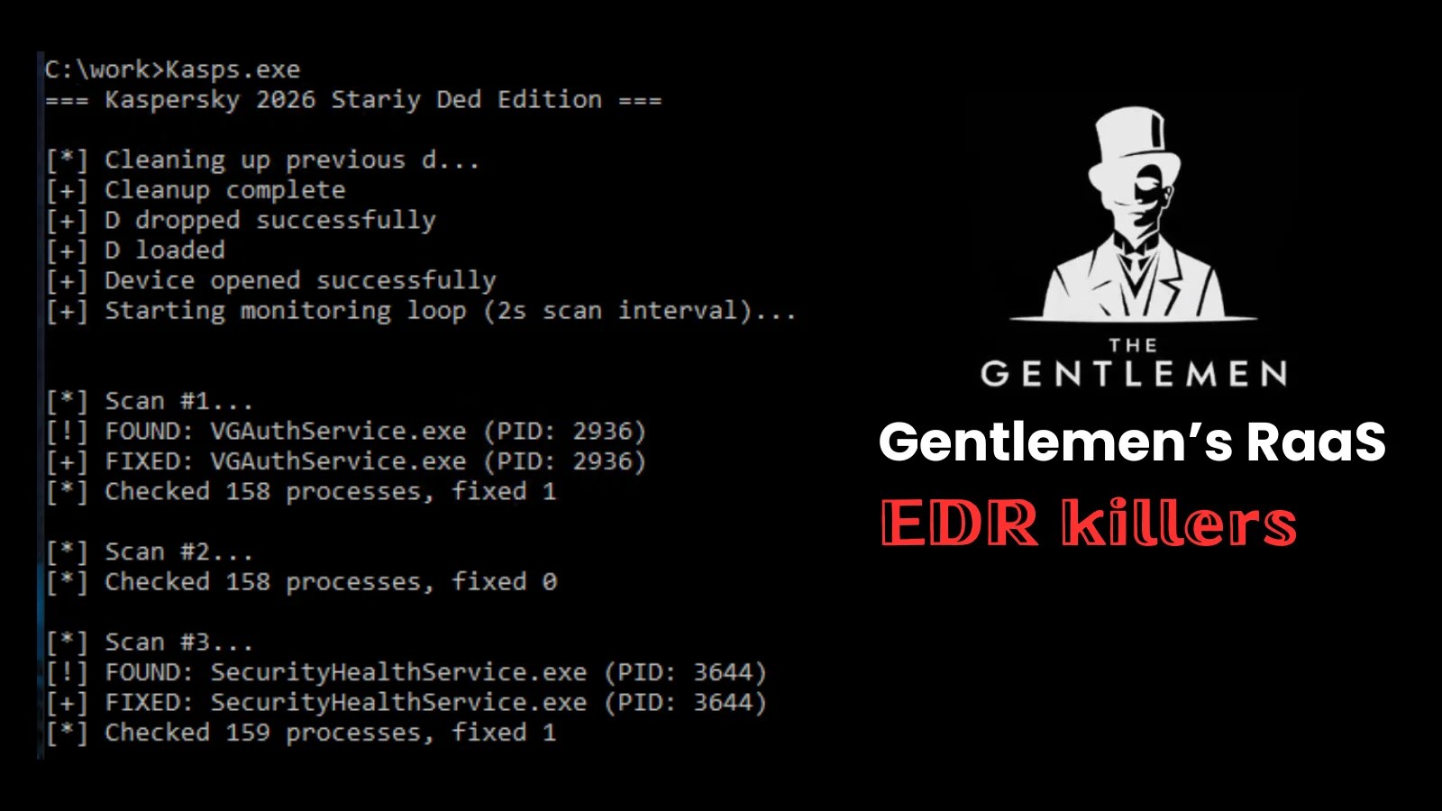 GentleKiller Exploits Drivers to Bypass 400+ Security Tools