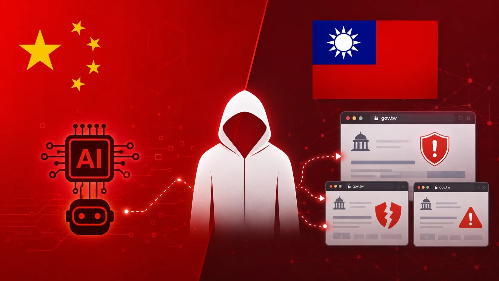 AI-Powered Cyberattack Targets Taiwan Government