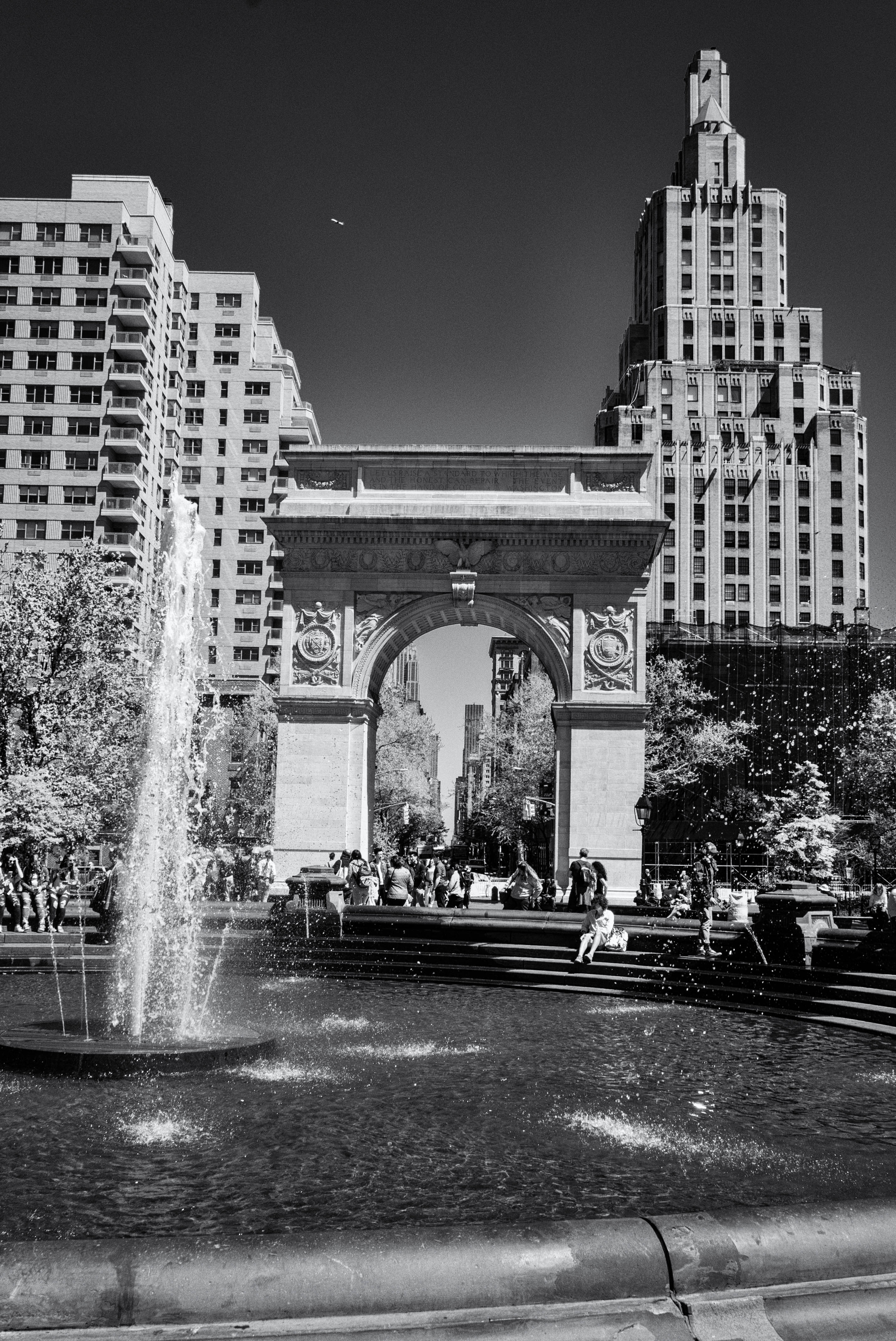 Washington Square Arch Photography by CyberShutterbug