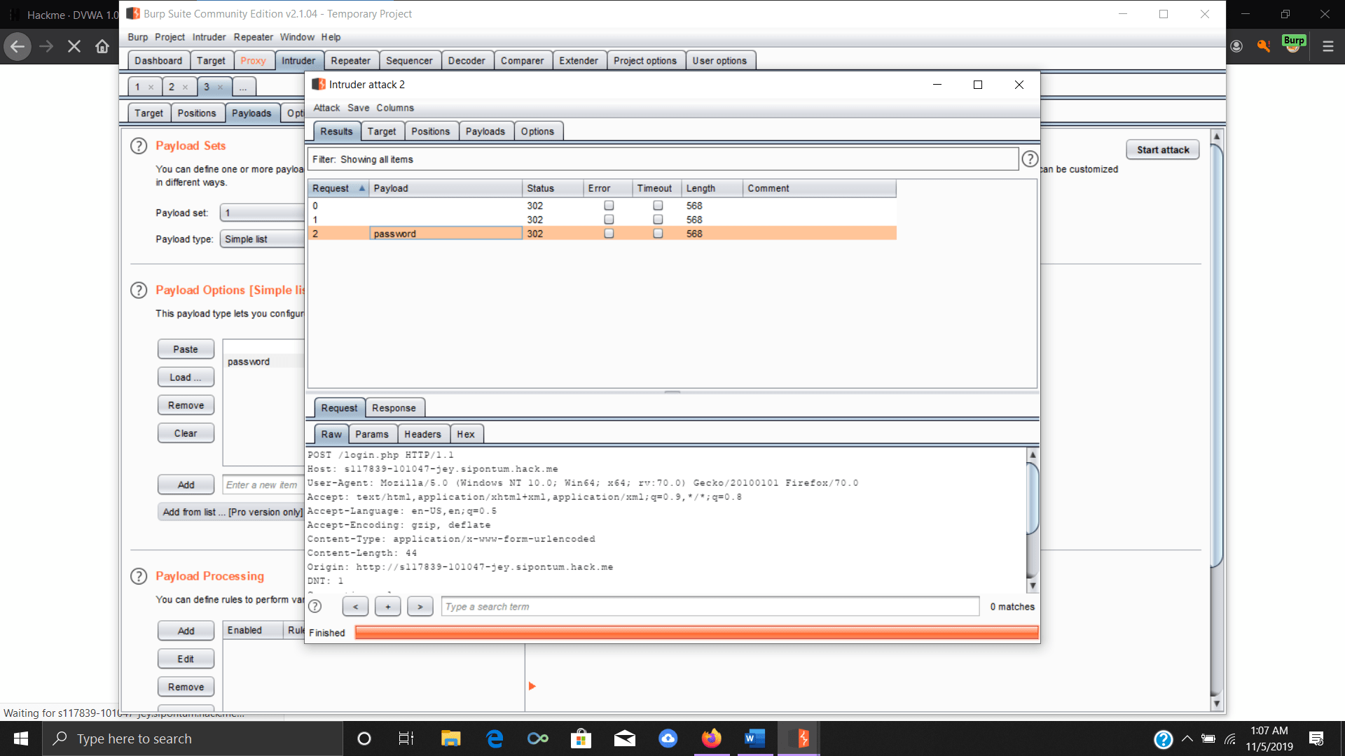 Burp Suite proxy