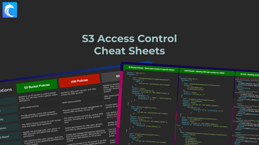 S3 Bucket Policies vs. ACLs vs. IAM Policies [Cheat Sheet] Cybr
